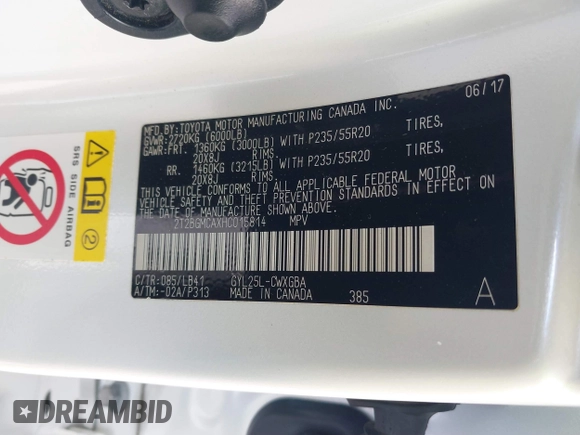 2017 Lexus RX with VIN 2T2BGMCAXHC015814, listed as a IAAI auction lot 41786141 with 96,418 mi miles. Bid and sale history available at carsss.com. Image 9.