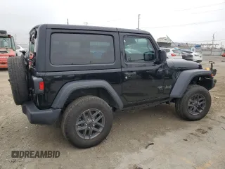 2024 Jeep Wrangler Sport S with VIN 1C4PJXAN1RW125436, listed as a Copart auction lot 59811895 with 17,962 mi miles and Salvage title. Bid and sale history available at DreamBid. Image 3.