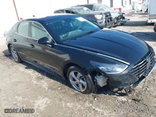 2020 Hyundai Sonata SE with VIN 5NPEG4JA9LH056882, listed as a IAAI auction lot 41822599 with 104,050 mi miles. Bid and sale history available at carsss.com. Image 1.