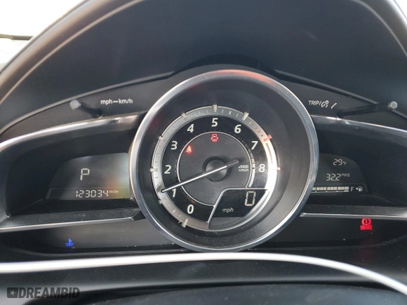 2016 Mazda CX-3 Grand Touring with VIN JM1DKFD79G0134716, listed as a Copart auction lot 45707635 with 123,034 mi miles and Salvage Title. Bid and sale history available at carsss.com. Image 9.