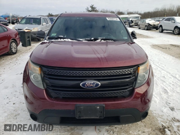 2015 Ford Utility Police Interceptor with VIN 1FM5K8AR7FGA57383, listed as a Copart auction lot 85609734 with 164,495 mi miles and Clean Title. Bid and sale history available at carsss.com. Image 5.