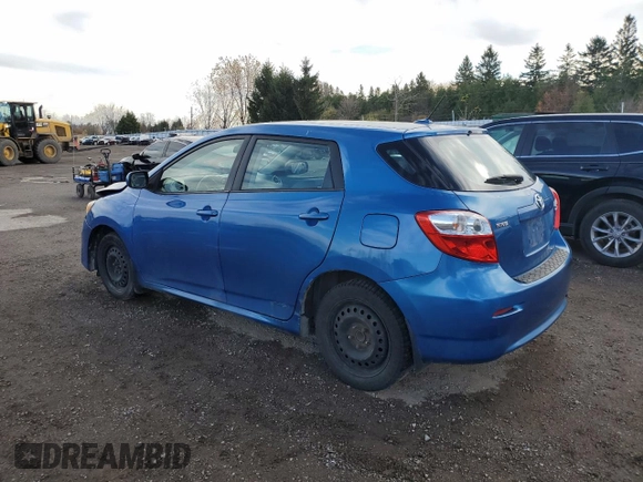 2009 Toyota Matrix S with VIN 2T1KE40E49C006626, listed as a Copart auction lot 79294614 with 176,275 mi miles and Salvage title. Bid and sale history available at DreamBid. Image 2.