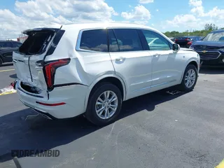 2024 Cadillac XT6 AWD Luxury with VIN 1GYKPBR4XRZ742186, listed as a IAAI auction lot 42265469 with 16,688 mi miles and . Bid and sale history available at DreamBid. Image 4.