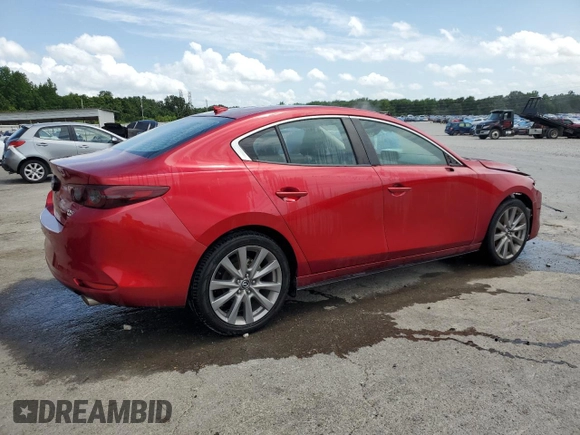 2019 Mazda 3 Preferred with VIN 3MZBPADL1KM105819, listed as a Copart auction lot 61461705 with 70,074 mi miles and Salvage title. Bid and sale history available at DreamBid. Image 3.