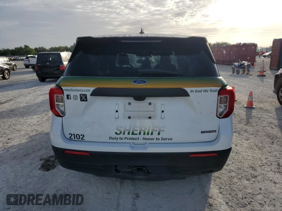 2021 Ford Explorer with VIN 1FM5K8AC4MGC00394, listed as a Copart auction lot 78776234 with Not provided miles and Non repairable. Bid and sale history available at DreamBid. Image 6.