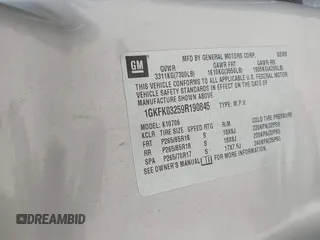 2009 GMC Yukon Denali z VIN 1GKFK03259R190845, wystawiony jako IAAI lot #42427026 z przebiegiem 136 713 mil mil oraz . Historia ofert i sprzedaży dostępna na DreamBid. Obrazek 9.