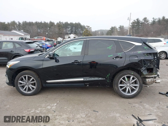 2020 Acura RDX Technology with VIN 5J8TC2H57LL032867, listed as a IAAI auction lot 41153421 with 49,707 mi miles and . Bid and sale history available at DreamBid. Image 15.