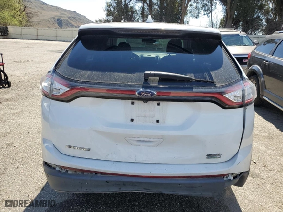 2015 Ford Edge SEL with VIN 2FMTK3J99FBB67465, listed as a Copart auction lot 48989905 with 147,840 mi miles and Salvage Title. Bid and sale history available at carsss.com. Image 6.