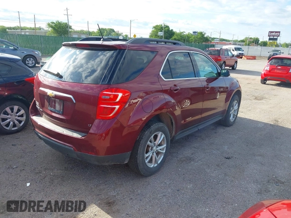 2017 Chevrolet Equinox LT with VIN 2GNFLFEK9H6107170, listed as a IAAI auction lot 42159884 with 118,228 mi miles. Bid and sale history available at carsss.com. Image 4.