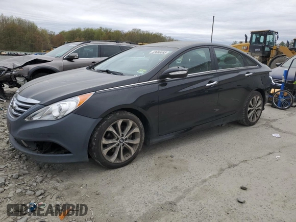 2014 Hyundai Sonata Limited with VIN 5NPEC4AB5EH919698, listed as a Copart auction lot 53686885 with 147,669 mi miles and Salvage Title. Bid and sale history available at DreamBid. Image 1.
