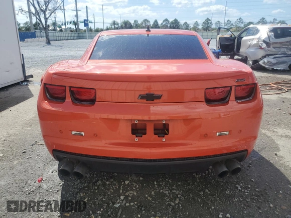 2011 Chevrolet Camaro 2SS with VIN 2G1FT1EW8B9115581, listed as a Copart auction lot 51953975 with 125,701 mi miles and Salvage Title. Bid and sale history available at DreamBid. Image 6.