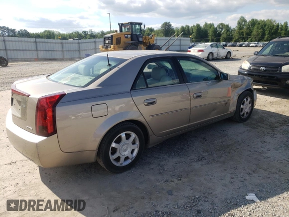 2004 Cadillac CTS with VIN 1G6DM577940115937, listed as a Copart auction lot 55392584 with 95,300 mi miles and Salvage Title. Bid and sale history available at carsss.com. Image 3.