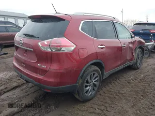 2016 Nissan Rogue SV with VIN 5N1AT2MV0GC783337, listed as a IAAI auction lot 41641993 with 136,084 mi miles and . Bid and sale history available at DreamBid. Image 4.