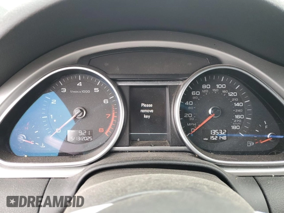 2015 Audi Q7 S line Prestige with VIN WA1DGAFE9FD001651, listed as a Copart auction lot 56538305 with 152,148 mi miles and Clean title. Bid and sale history available at DreamBid. Image 9.