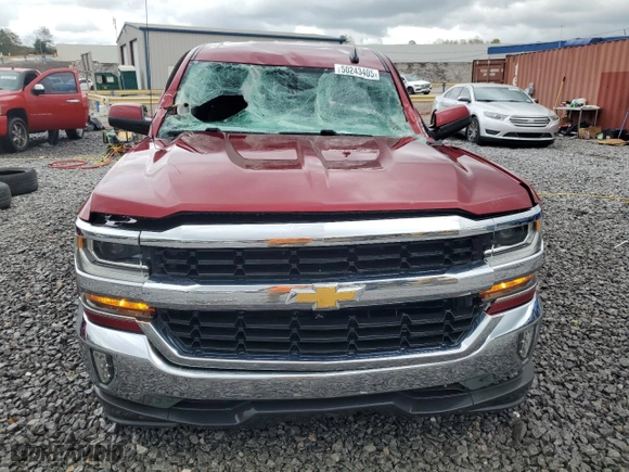 2018 Chevrolet Silverado 1500 LT with VIN 3GCPCREC2JG581866, listed as a Copart auction lot 50243405 with 52,050 mi miles and Salvage Title. Bid and sale history available at carsss.com. Image 5.