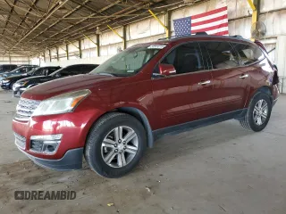 2015 Chevrolet Traverse LT with VIN 1GNKRGKD8FJ280283, listed as a Copart auction lot 54553215 with 103,515 mi miles and Salvage Title. Bid and sale history available at carsss.com. Image 1.