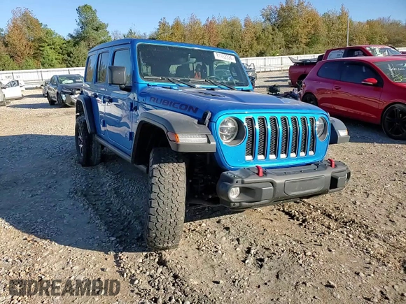 2022 Jeep Wrangler Unlimited Rubicon with VIN 1C4HJXFG5NW217688, listed as a Copart auction lot 81182824 with 63,102 mi miles and Salvage title. Bid and sale history available at DreamBid. Image 12.
