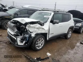 2021 Jeep Renegade Limited with VIN ZACNJDD18MPM63904, listed as a Copart auction lot 47459425 with 44,652 mi miles and Salvage title. Bid and sale history available at DreamBid. Image 1.