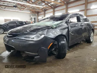 2016 Chrysler 200 C with VIN 1C3CCCEG3GN148155, listed as a Copart auction lot 45572735 with 0 mi miles and Non Repairable. Bid and sale history available at carsss.com. Image 1.