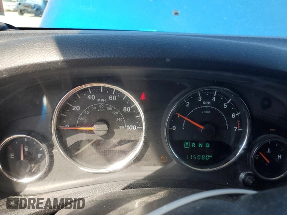 2016 Jeep Wrangler Unlimited Sport with VIN 1C4BJWDG3GL296463, listed as a Copart auction lot 49215375 with 115,080 mi miles and Salvage Title. Bid and sale history available at DreamBid. Image 9.
