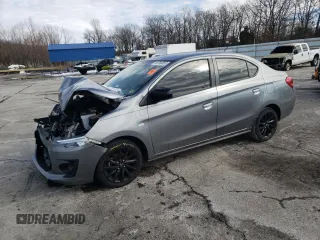 2020 Mitsubishi Mirage G4 SE with VIN ML32F4FJ7LHF12655, listed as a Copart auction lot 88790855 with 48,923 mi miles and Salvage Title. Bid and sale history available at carsss.com. Image 1.