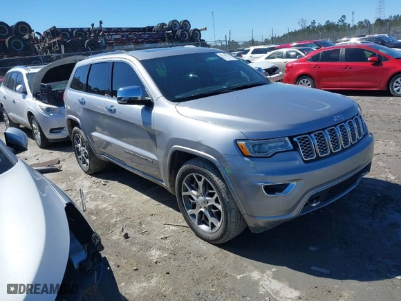 2020 Jeep Grand Cherokee Overland with VIN 1C4RJECG6LC129096, listed as a IAAI auction lot 41740774 with 93,988 mi miles. Bid and sale history available at carsss.com. Image 1.
