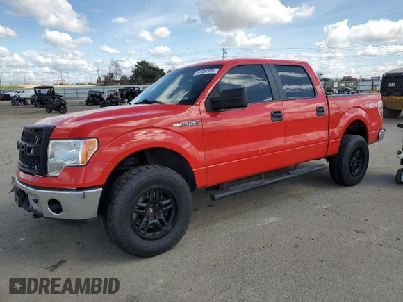 2014 Ford F-150 XL with VIN 1FTFW1EF9EKE57512, listed as a Copart auction lot 51304995 with 152,456 mi miles and Salvage Title. Bid and sale history available at carsss.com. Image 1.