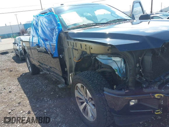 2018 Ford F-150 XL with VIN 1FTEX1EP5JKG01004, listed as a IAAI auction lot 42583232 with 123,258 mi miles and . Bid and sale history available at DreamBid. Image 6.
