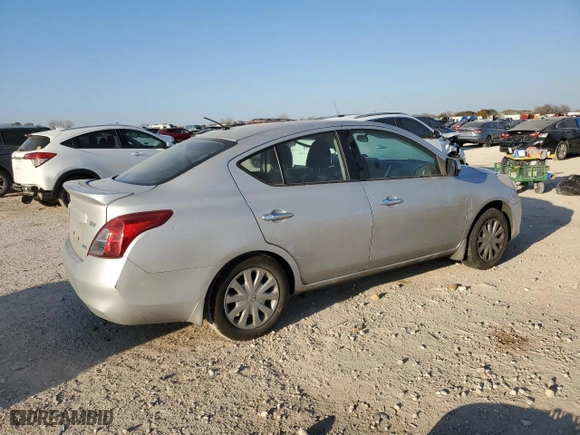 2014 Nissan Versa S with VIN 3N1CN7AP6EK464593, listed as a Copart auction lot 47542175 with 184,875 mi miles and Salvage Title. Bid and sale history available at carsss.com. Image 3.