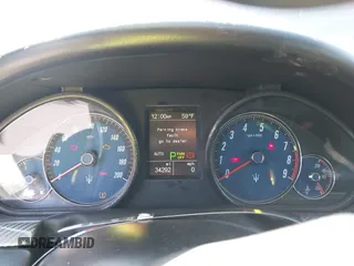 2013 Maserati GranTurismo Sport with VIN ZAM45VLA7D0074506, listed as a IAAI auction lot 41455462 with 34,292 mi miles. Bid and sale history available at carsss.com. Image 7.