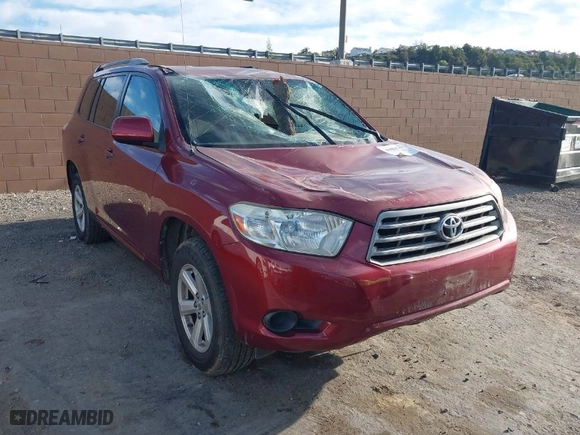 2008 Toyota Highlander with VIN JTEES41A482055206, listed as a IAAI auction lot 41847570 with 231,443 mi miles. Bid and sale history available at carsss.com. Image 1.