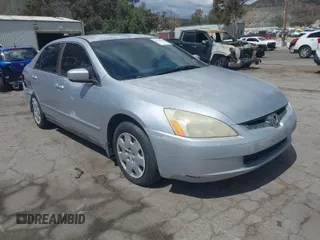 2003 Honda Accord LX z VIN 1HGCM66393A066259, wystawiony jako IAAI lot #41944006 z przebiegiem 204 752 mil mil oraz . Historia ofert i sprzedaży dostępna na DreamBid. Obrazek 1.