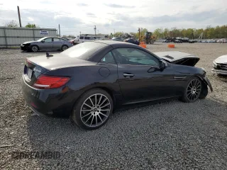 2018 Mercedes-Benz SLC 300 с VIN WDDPK3JA1JF156084, выставлен на аукционе Copart как лот 54167855 с пробегом 45 036 миль миль и Списание • Salvage title. История ставок и продаж доступна на DreamBid. Изображение 3.