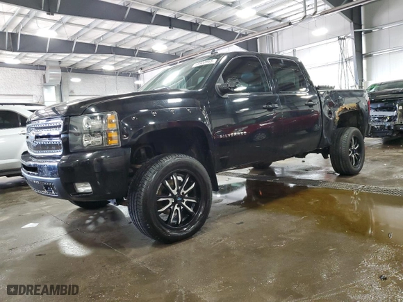 2012 Chevrolet Silverado 1500 LTZ with VIN 1GCPKTE79CF240133, listed as a Copart auction lot 48900665 with 175,905 mi miles and Salvage Title. Bid and sale history available at carsss.com. Image 1.
