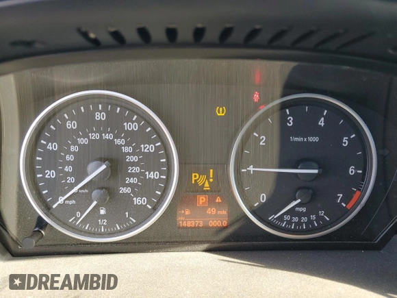 2009 BMW 5 Series 550i with VIN WBANW53589CT55595, listed as a Copart auction lot 87443714 with 148,373 mi miles and Salvage Title. Bid and sale history available at carsss.com. Image 9.