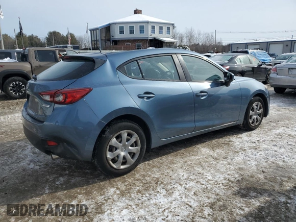 2014 Mazda 3 i Sport with VIN JM1BM1K71E1205616, listed as a Copart auction lot 44175665 with 61,667 mi miles and Clean Title. Bid and sale history available at DreamBid. Image 3.