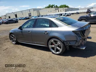2018 Audi S4 Premium Plus with VIN WAUB4AF45JA100763, listed as a Copart auction lot 57312904 with 91,328 mi miles. Bid and sale history available at carsss.com. Image 2.