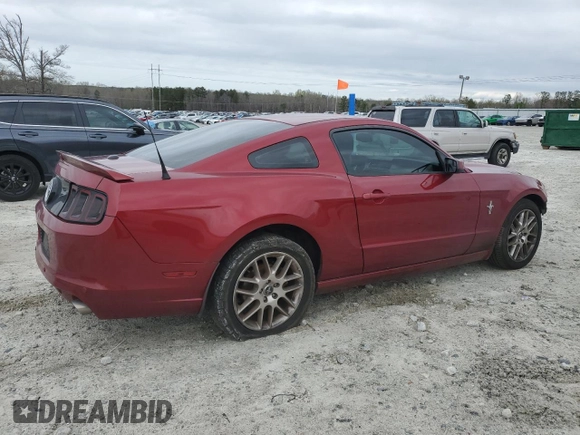 2014 Ford Mustang V6 with VIN 1ZVBP8AM7E5291365, listed as a Copart auction lot 49892495 with 124,365 mi miles and Salvage Title. Bid and sale history available at DreamBid. Image 3.