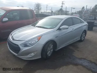 2015 Hyundai Sonata Hybrid Limited with VIN KMHEC4A46FA137237, listed as a IAAI auction lot 41478749 with 125,405 mi miles. Bid and sale history available at carsss.com. Image 2.