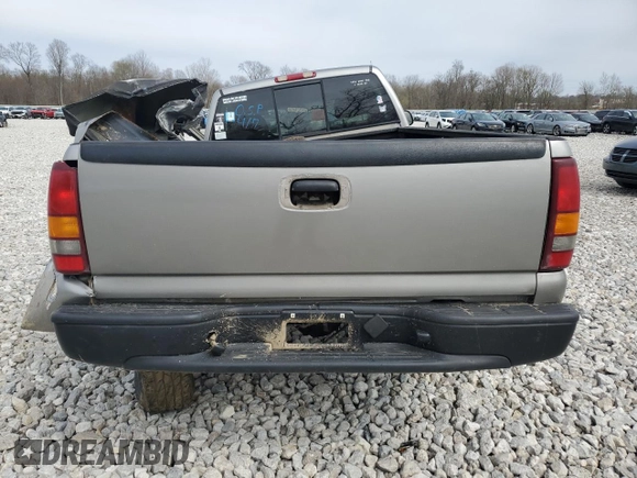 2002 Chevrolet Silverado 1500 LS with VIN 1GCEK14V72Z131503, listed as a Copart auction lot 52326775 with 0 mi miles and Salvage Title. Bid and sale history available at carsss.com. Image 6.