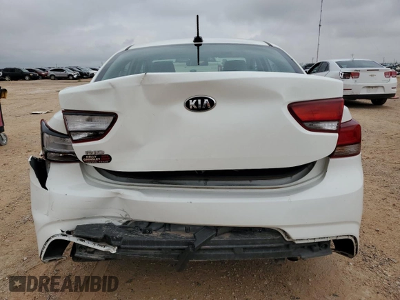 2018 Kia Rio S with VIN 3KPA24AB3JE081333, listed as a Copart auction lot 70249344 with 19,238 mi miles and Salvage Title. Bid and sale history available at carsss.com. Image 6.