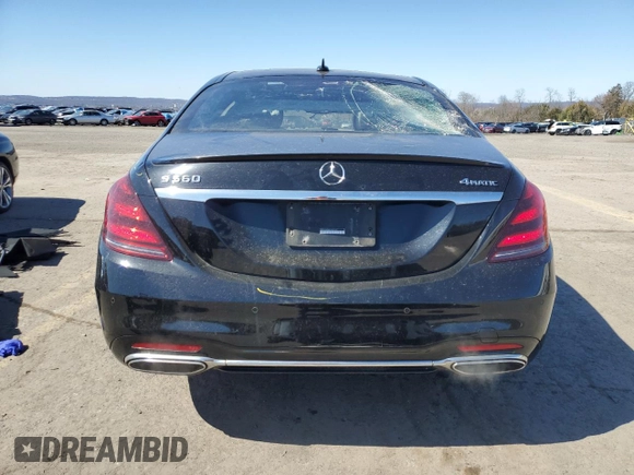 2020 Mercedes-Benz S 560 with VIN WDDUG8GB8LA502374, listed as a Copart auction lot 50412965 with 59,859 mi miles and Salvage Title. Bid and sale history available at carsss.com. Image 6.