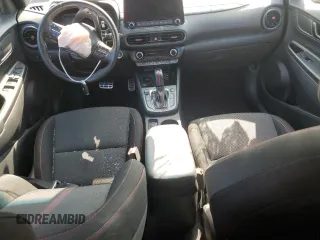 2022 Hyundai Kona N Line with VIN KM8K3CA34NU840854, listed as a Copart auction lot 80281394 with 62,671 mi miles and Salvage Title. Bid and sale history available at carsss.com. Image 8.