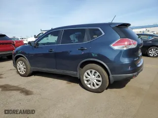 2016 Nissan Rogue SV with VIN KNMAT2MV9GP723361, listed as a Copart auction lot 50865835 with 27,515 mi miles and Salvage Title. Bid and sale history available at carsss.com. Image 2.