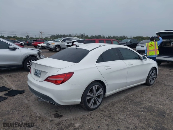 2019 Mercedes-Benz CLA with VIN WDDSJ4EB8KN749874, listed as a IAAI auction lot 41653051 with 56,286 mi miles. Bid and sale history available at carsss.com. Image 4.