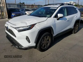 2023 Toyota RAV4 Hybrid XLE with VIN 2T3UWRFV2PW175962, listed as a Copart auction lot 66229195 with 9,944 mi miles and Salvage title. Bid and sale history available at DreamBid. Image 1.