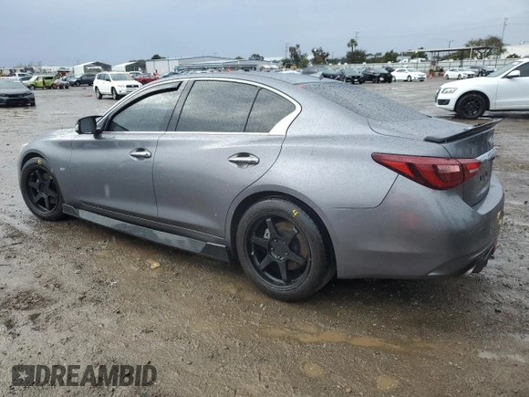 2020 Infiniti Q50 3.0t LUXE with VIN JN1EV7AP3LM203637, listed as a Copart auction lot 48579525 with 79,647 mi miles and Salvage Title. Bid and sale history available at carsss.com. Image 2.