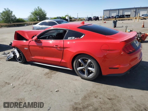 2022 Ford Mustang GT with VIN 1FA6P8CF9N5108380, listed as a Copart auction lot 57899235 with 48,956 mi miles and Salvage title. Bid and sale history available at DreamBid. Image 2.