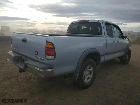 2000 Toyota Tundra SR5 with VIN 5TBBT441XYS070715, listed as a Copart auction lot 86919194 with 259,190 mi miles and Salvage Title. Bid and sale history available at carsss.com. Image 3.