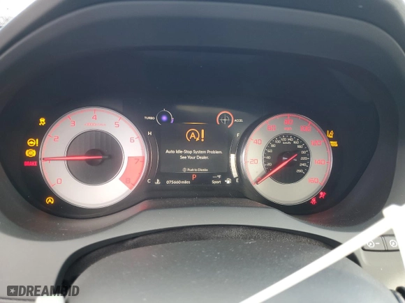 2020 Acura RDX w/A-Spec Pkg with VIN 5J8TC2H60LL041127, listed as a Copart auction lot 43504365 with 75,660 mi miles and Salvage Title. Bid and sale history available at carsss.com. Image 9.